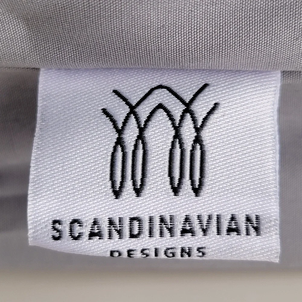 Scandinavian Designs Dromme Sheet Set Queen Grey Cotton 4pc 14in Deep Pocket NEW